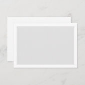 空白のカスタム色結婚の アドバイスカード (正面/裏面)