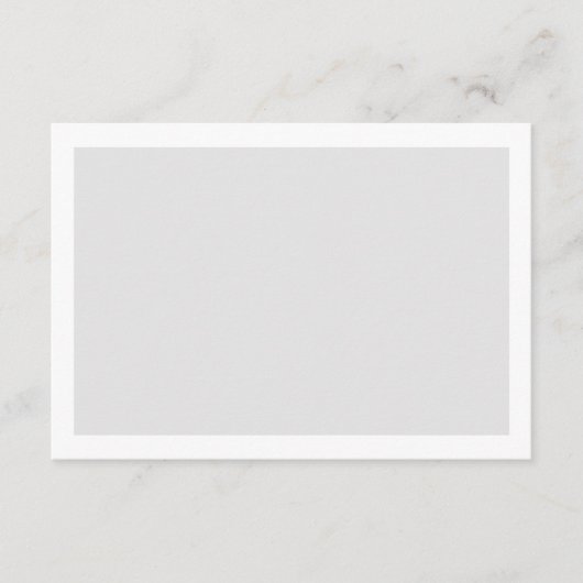 空白のカスタム色結婚の アドバイスカード (正面)