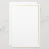 空白のカスタム色 便箋 (正面/裏面)