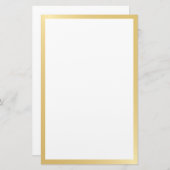 空白のカスタム色 便箋 (正面/裏面)