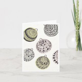 空白のクリスマスカード – Christmas Bables シーズンカード