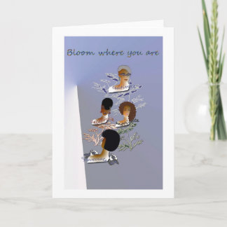 空白のグリーティング感動的カード カード