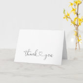 空白のサンキューカード カード (黄色い花)