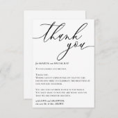 空白のシンプル署名カスタム写真 エンクロージャーカード (正面/裏面)