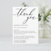 空白のシンプル署名カスタム写真 エンクロージャーカード (スタンド正面)