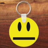 空白のスマイル顔 キーホルダー (裏面)