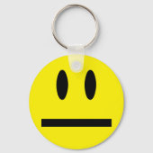 空白のスマイル顔 キーホルダー (裏面)