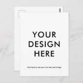 空白のデザインはがき ポストカード (正面/裏面)