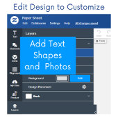 空白のデザイン独自のブックマークテンプレート