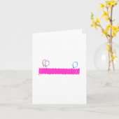 空白のハッピーバースデーバナー カード (黄色い花)