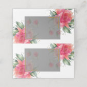 空白のバラガーデン結婚予算 プレイスカード (外部開封)