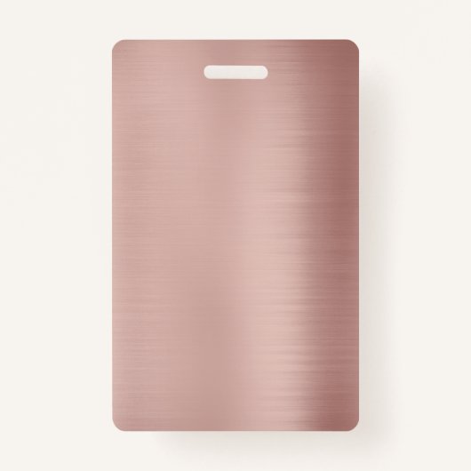 空白のバラ金ゴールドカスタムテンプレート文字写真 バッジ (正面)