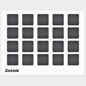 空白のフェイク文字カスタマイズ全パッケージ スクエアシール (シート)
