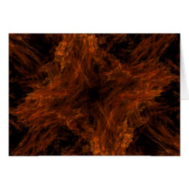 空白のフラクタルデザイン付きカード