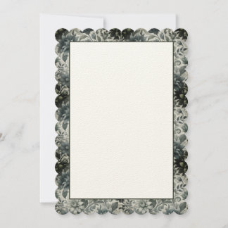 空白のフローラ招待状 招待状