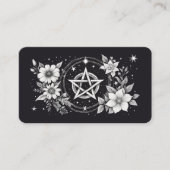 空白のフローラPentagram Oracleカード 名刺 (正面)