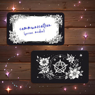 空白のフローラPentagram Oracleカード 名刺