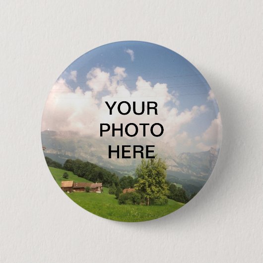 空白のボタンテンプレート 缶バッジ (正面)