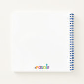 空白のレシピ本と写真 ノートブック (裏面)