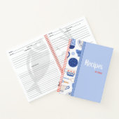 空白のレシピ調理師の書本 ノートブック (内部)