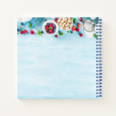 空白のレシピ調理師の書本 ノートブック (裏面)