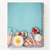 空白のレシピ調理師の書本 ノートブック (裏面)