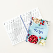 空白のレシピ調理師の書本 ノートブック (内部)