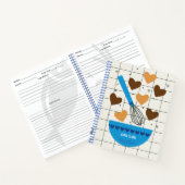 空白のレシピ調理師の書本 ノートブック (内部)