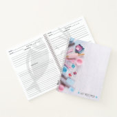 空白のレシピ調理師書帳 ノートブック (内部)