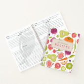 空白のレシピ ノートブック (内部)