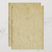 空白のヴィンテージ熟成紙染色インスパイア木 (正面/裏面)