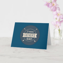 空白の中 – Happy Father's Day カード