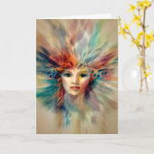 空白の内部/宇宙完成神官Z-A カード (黄色い花)