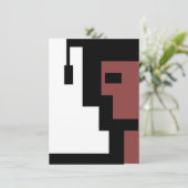 空白の卒業パーティー招待状/発表用カード 招待状 (スタンド正面)