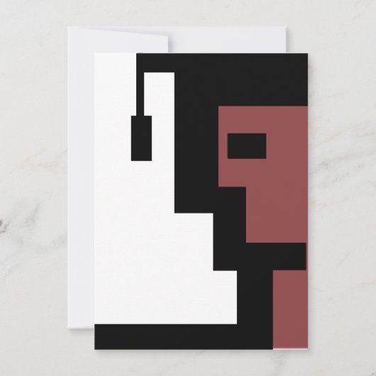 空白の卒業パーティー招待状/発表用カード 招待状 (正面)