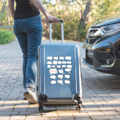 空白の吹き出しビニール シール (スーツケースインサイチュ)