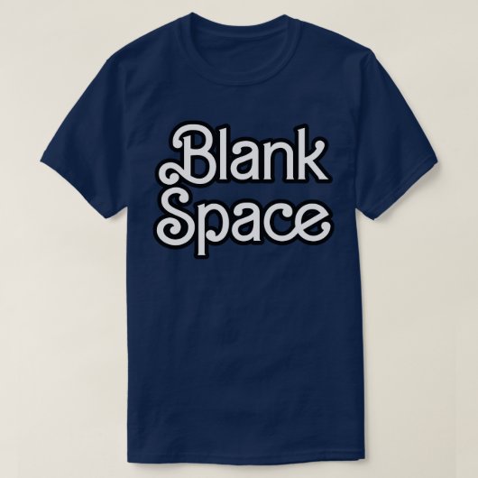 空白の宇宙Tシャツ Tシャツ (デザイン正面)