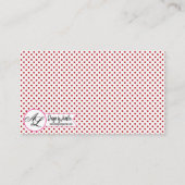 空白の座席表トナカイクリスマスポルカDo プレイスカード (裏面)