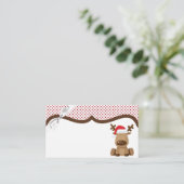 空白の座席表トナカイクリスマスポルカDo プレイスカード (スタンド正面)