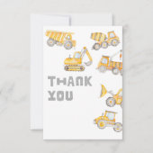 空白の建築パーティーサンキューカード サンキューカード (正面)