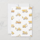 空白の建築パーティーサンキューカード サンキューカード (裏面)