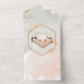 空白の招待状 オールインワン招待状 (内側)