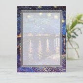 空白の招待状、ゴッホの星月夜 招待状 (スタンド正面)