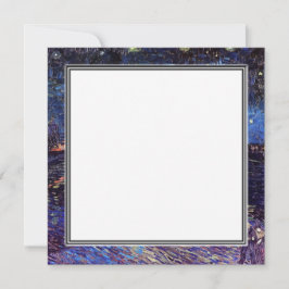 空白の招待状、ゴッホの星月夜 招待状