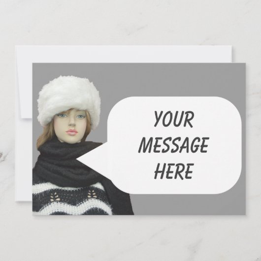 空白の招待状 招待状 (正面)