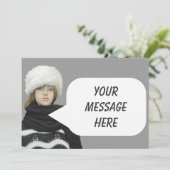 空白の招待状 招待状 (スタンド正面)