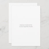 空白の招待状 | 5x7 招待状 (正面/裏面)