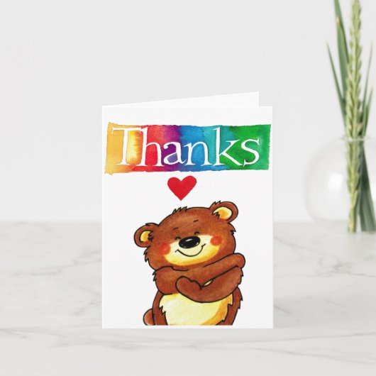 空白の札 サンキューカード (正面)