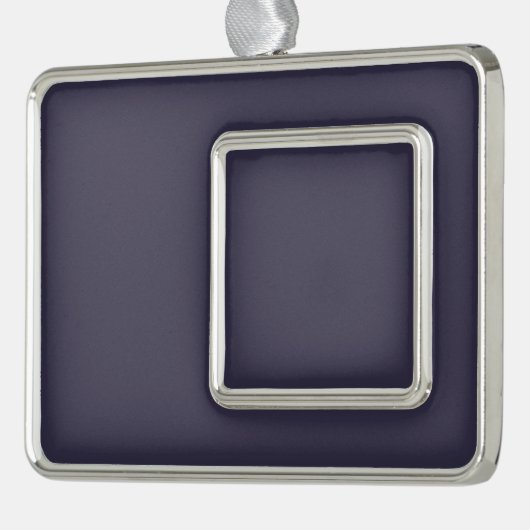 -空白の独自ののカスタム作成 シルバープレートフレームオーナメント (左)