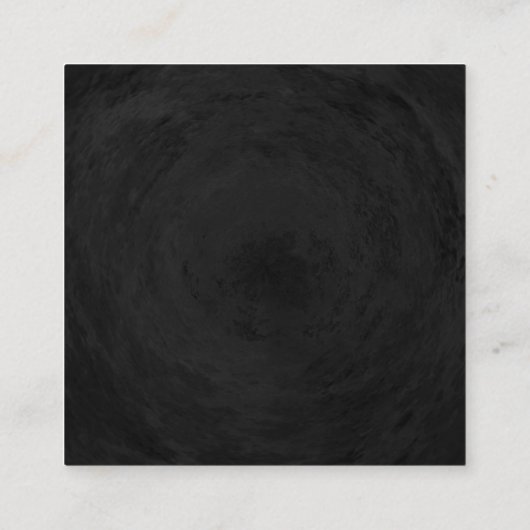 -空白の独自ののカスタム作成 スクエア名刺 (裏面)